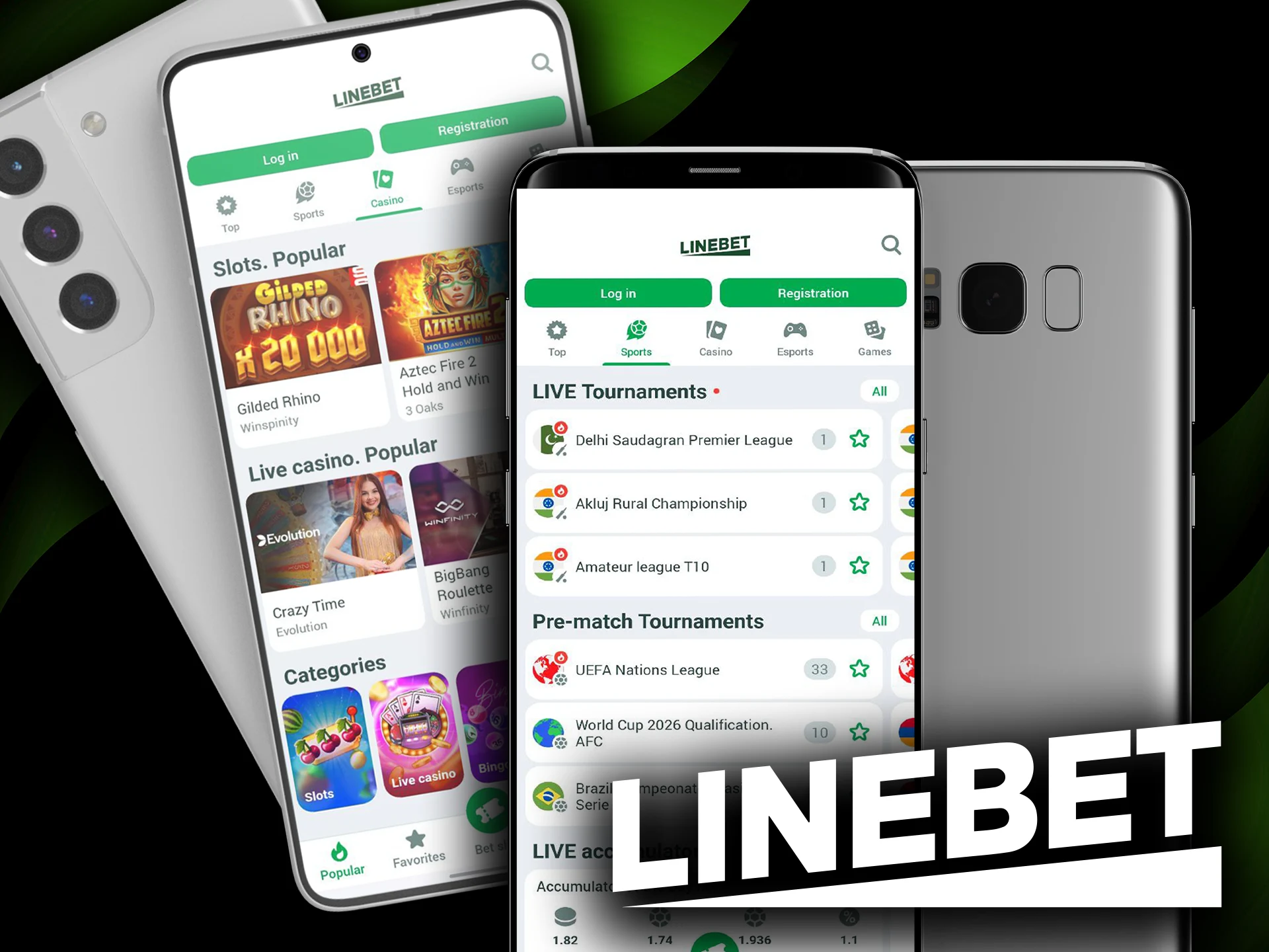 List of Android devices supported by the Linebet app.