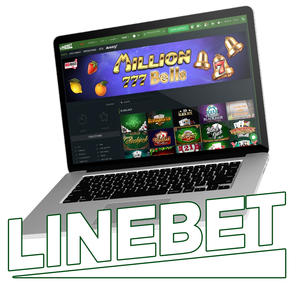 Linebet online blackjack game interface on laptop and mobile, featuring options for multi-hand playing and betting