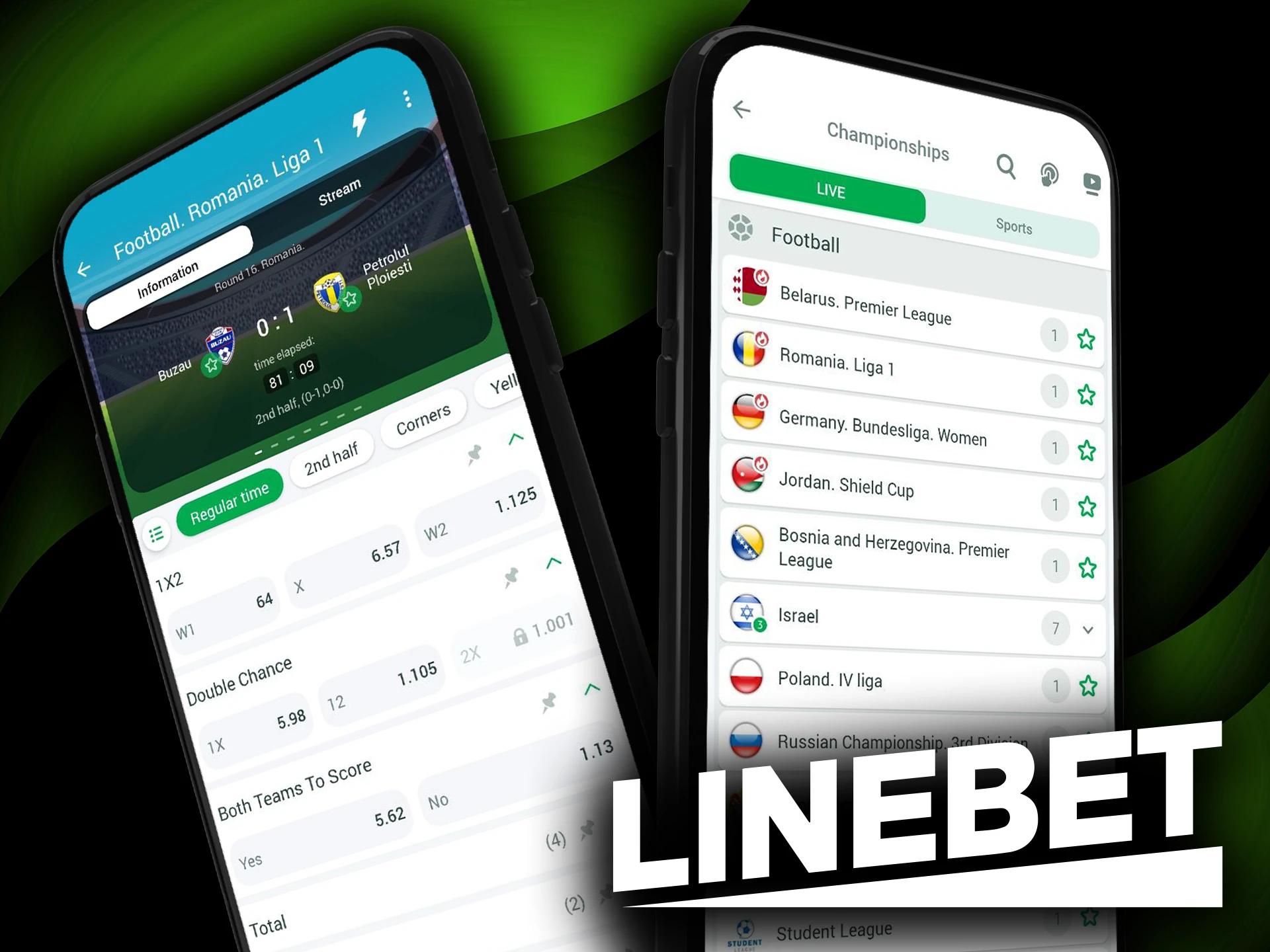 Download the Linebet Football App for the Best Betting Experience.