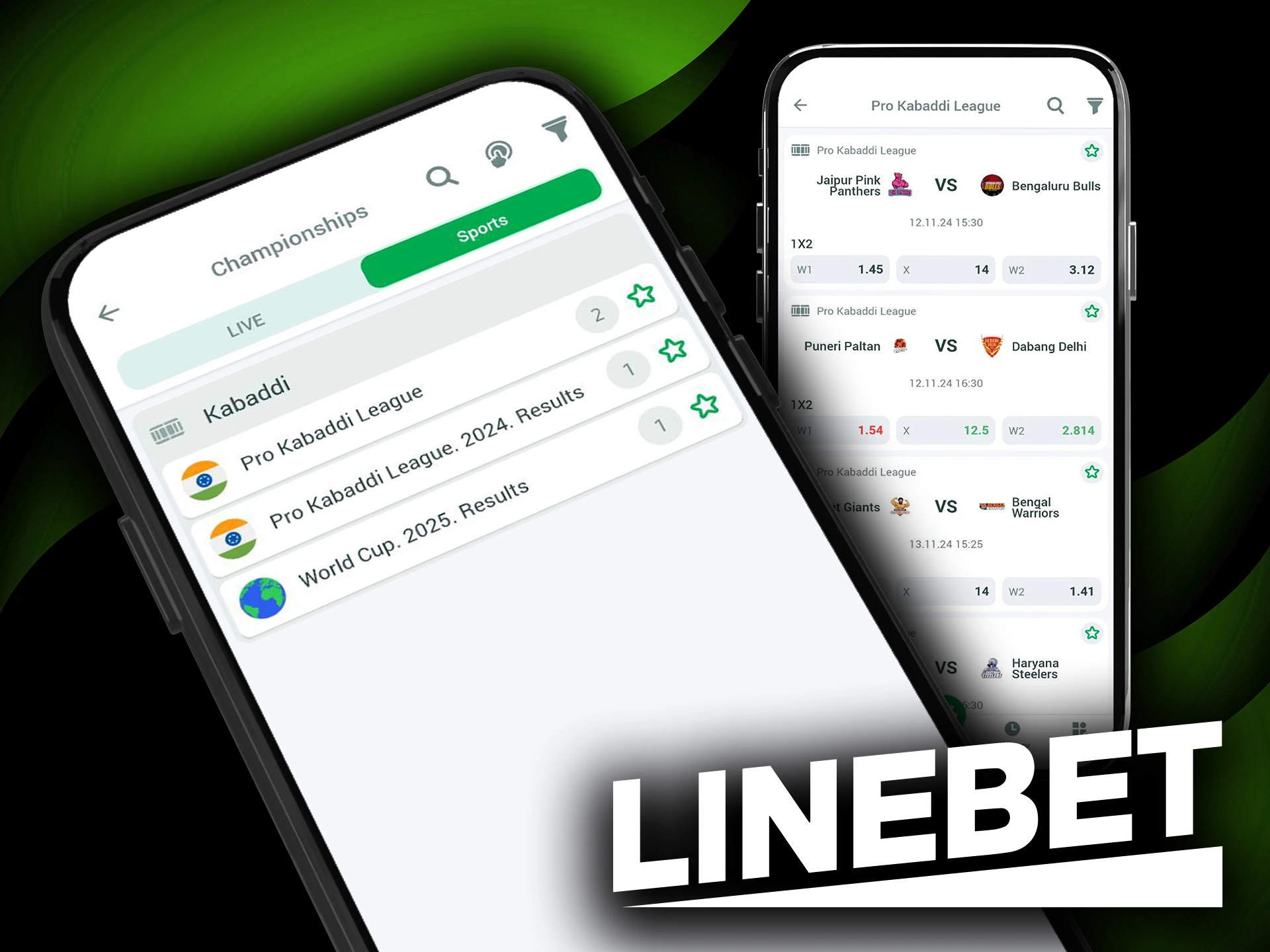 Linebet Kabaddi App for Players in India.