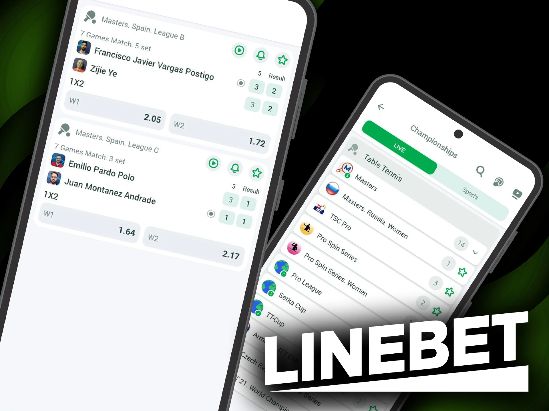 Linebet Table Tennis App for Players in India.