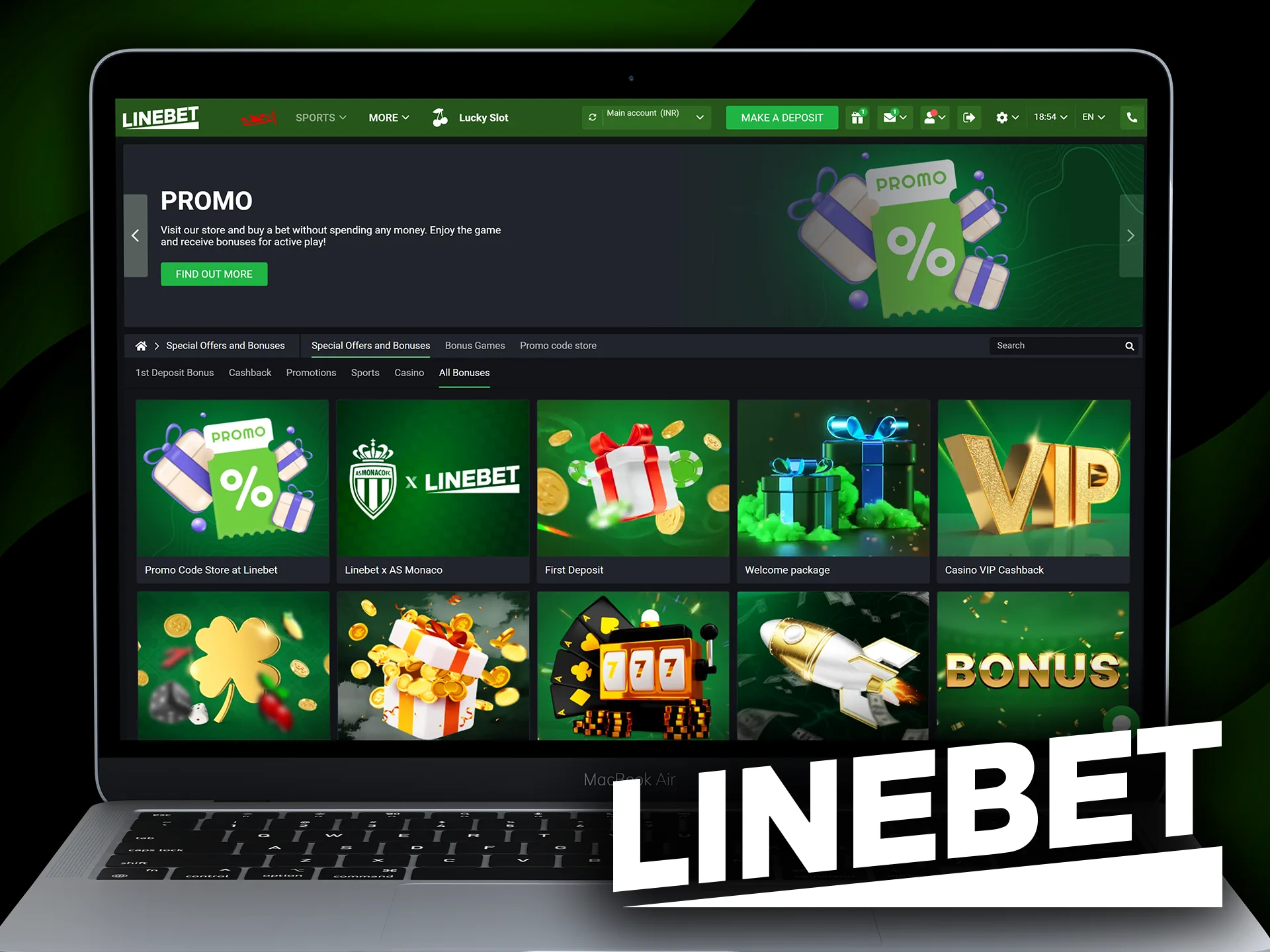 Get rewarded with exclusive Linebet bonuses and promotions.