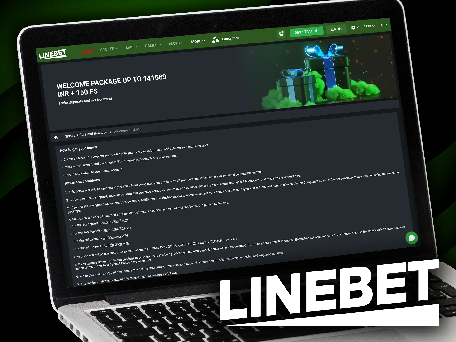 Unlock special welcome bonus to play Baccarat at Linebet.