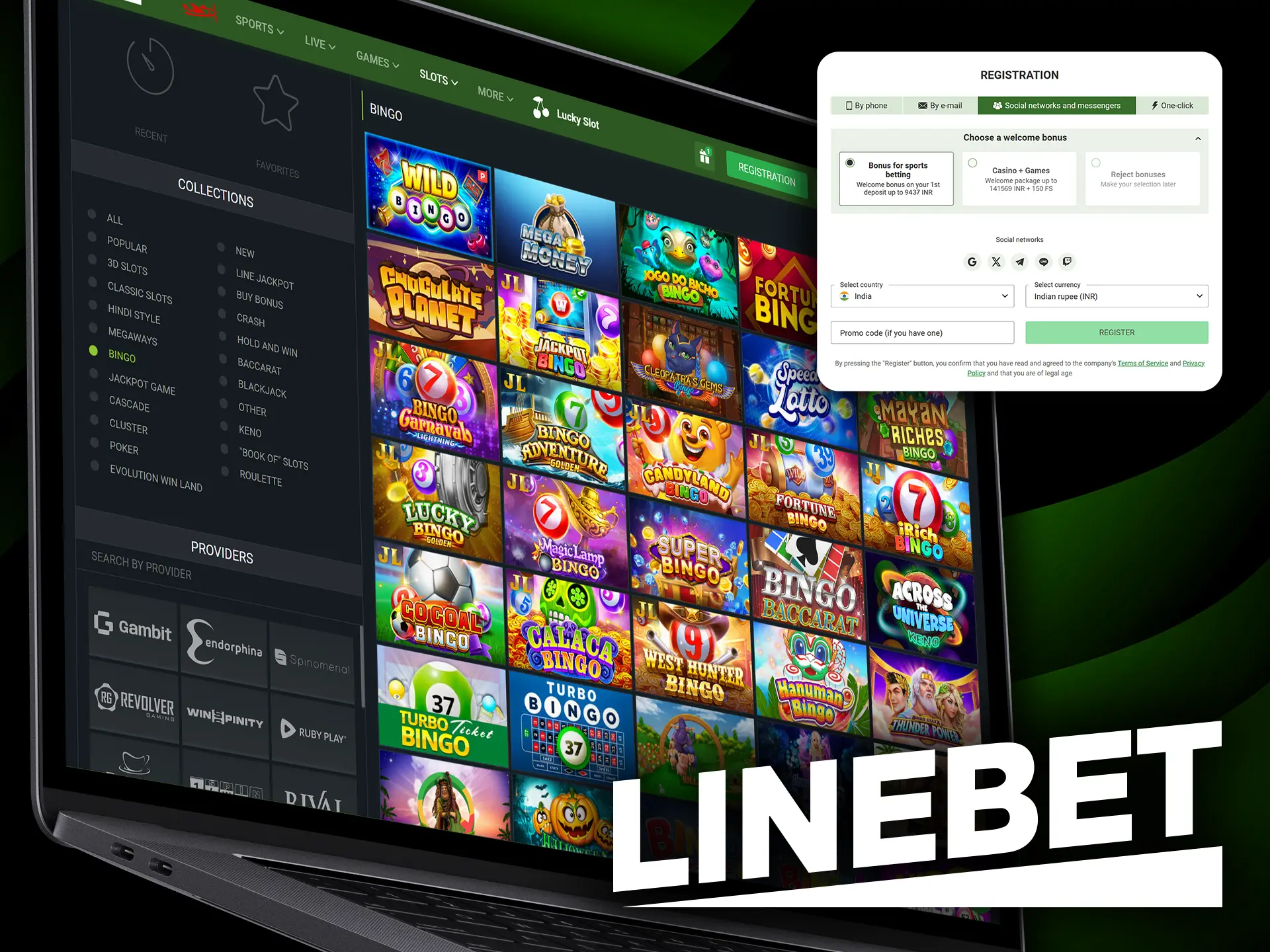 Your guide to start bingo games at Linebet in India.