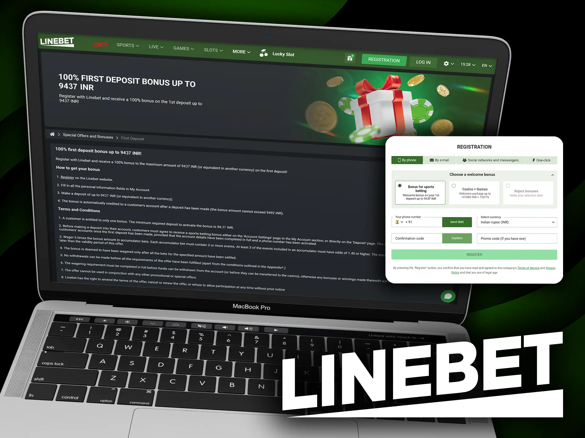 Exclusive esports bonuses for players at Linebet.