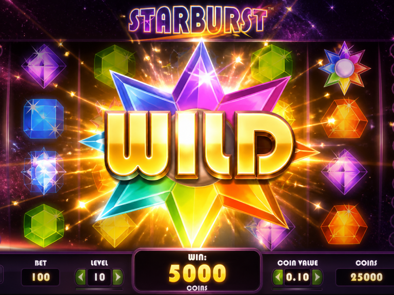 Linebet Starburst online slot wild symbol