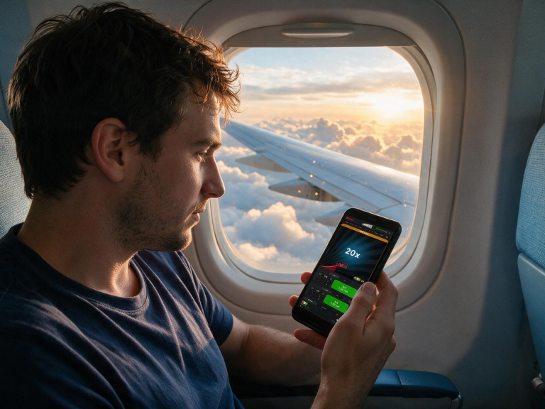 Linebet Aviator mobile gameplay